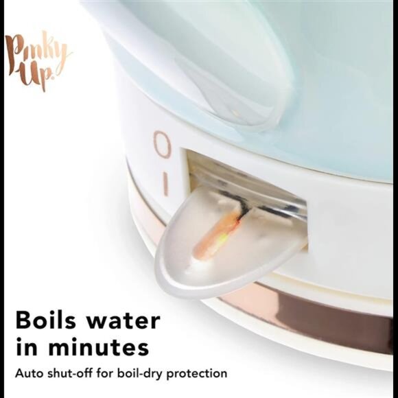 1.5 L Ceramic Gooseneck Spout Electric Tea Kettle with Temperature Control - Picture 3 of 6